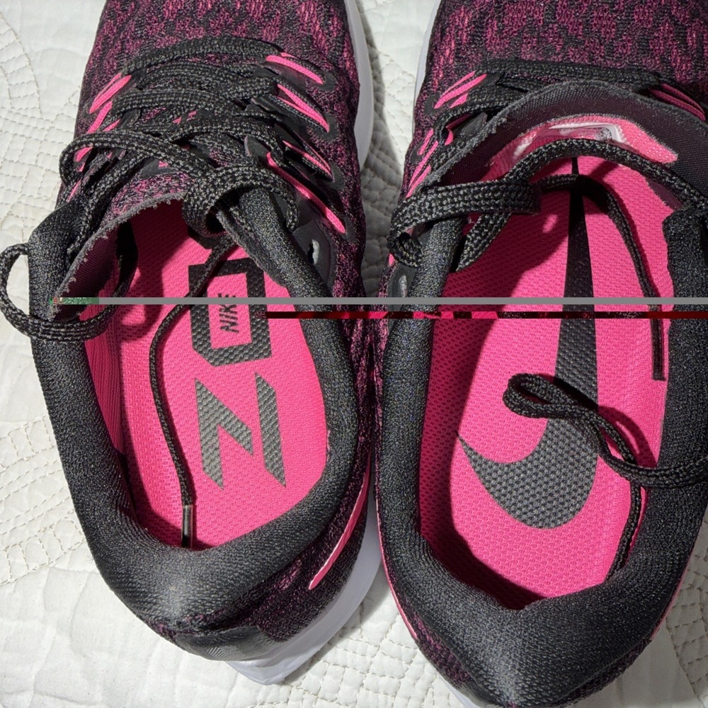 Nike Womens Air Zoom Pegasus 36 Black Pink Blast Berry AQ2210-009 Size 6 - Picture 7 of 10